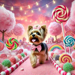 خرید سگ یورکشایر دیوار