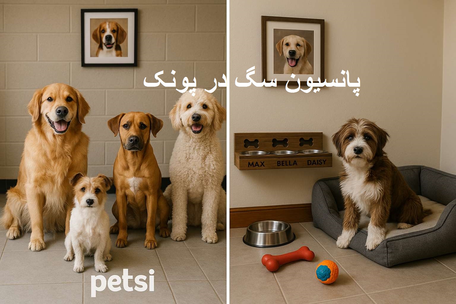 پانسیون سگ در پونک