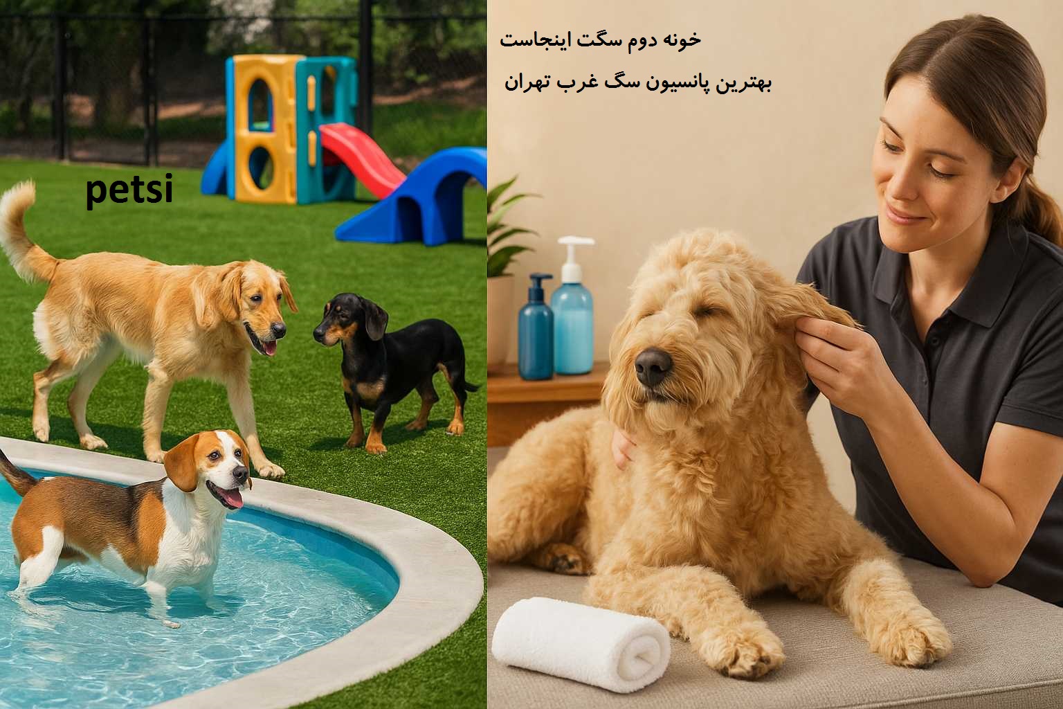 بهترین پانسیون سگ غرب تهران